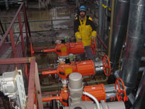 Rusko – ropný vrt Juzhnaja Shapka, montáže pohonů Bettis